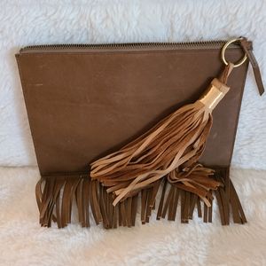 Madewell Leather hand held mini purse